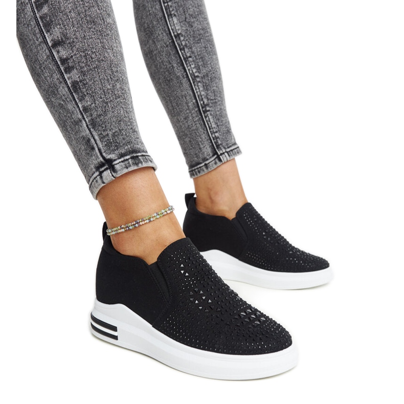 Crne tenisice Fossacesia na wedge crno