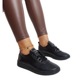 Crne Yusra tenisice od eko kože crna