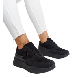 Crne Nereida tenisice s platformom crna