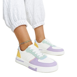 Raznobojne Branka tenisice s platformom višebojan