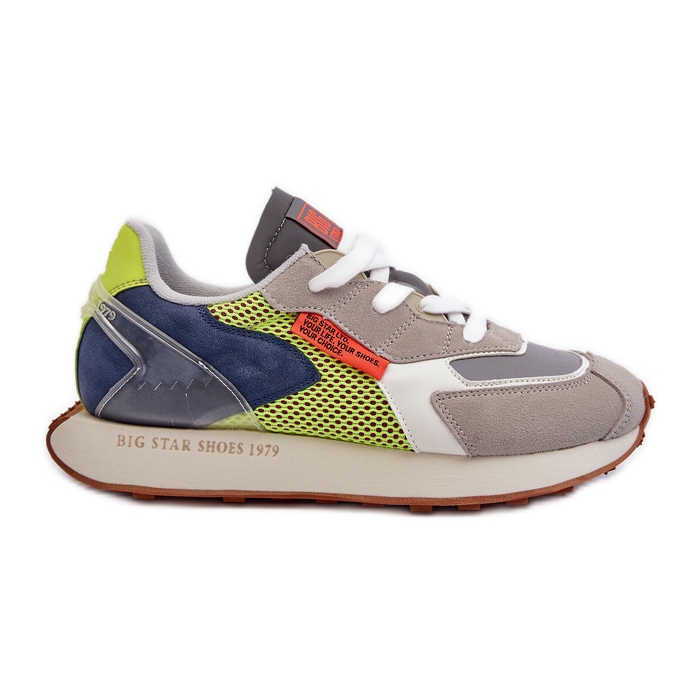 Muške sportske tenisice Memory Foam System Big Star NN174344 Siva