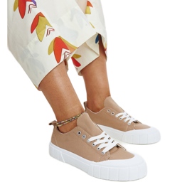 Eduardove smeđe tenisice od tkanine smeđa