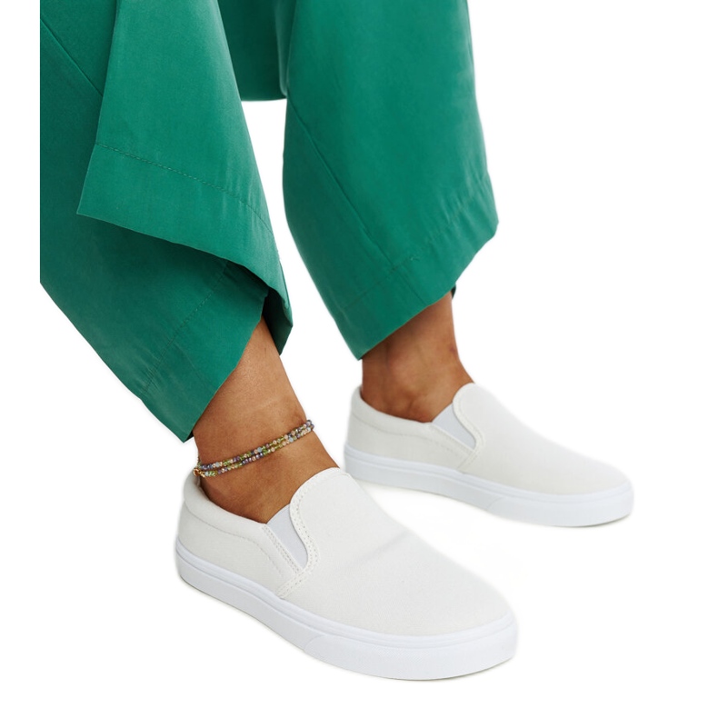 Suraya bijele platnene tenisice bijela