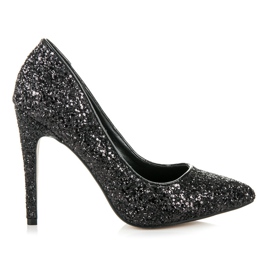 Via Giulia  Svjetlucave visoke potpetice crna