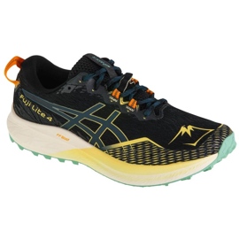 Asics Fuji Lite 4 M 1011B698-002 tenisice za trčanje crna
