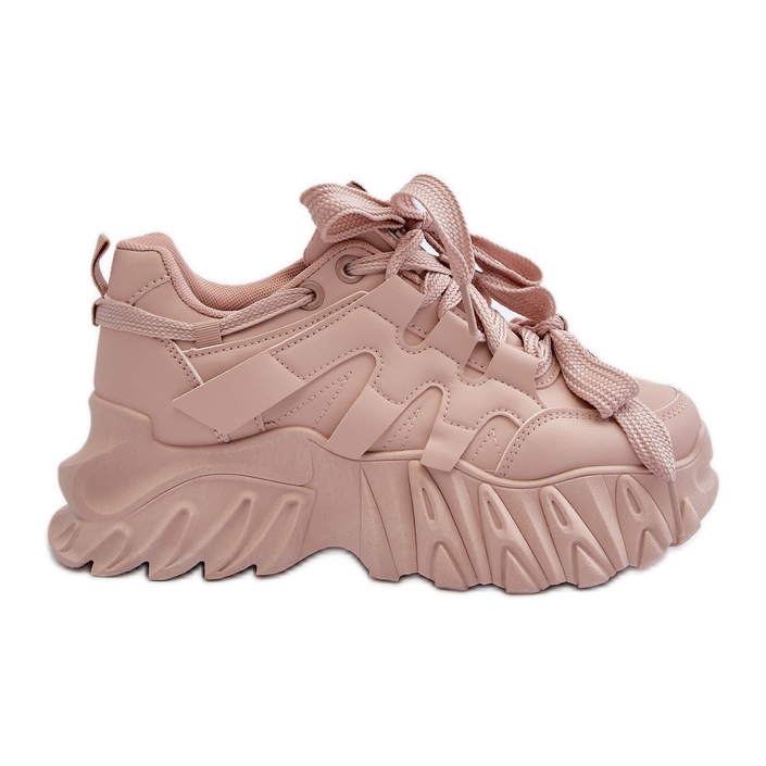 Ženske tenisice na debelom potplatu, roza Ellerai ružičasta