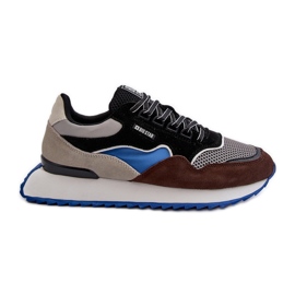 Muške tenisice Big Star NN174322 Memory Foam System smeđe-crne crna