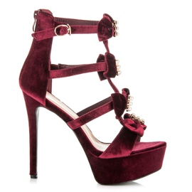 Vices Sandale na platformi crvena