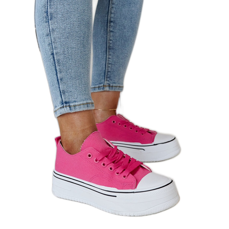 Bahira tamno roze tenisice sa debelim đonom ružičasta