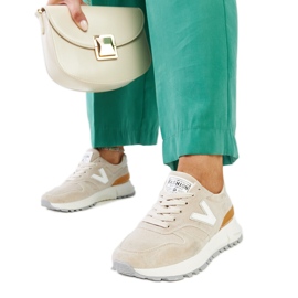 Bež tenisice s debljim Olonio potplatom