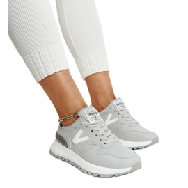 Sive tenisice s debljim Cettina potplatom siva