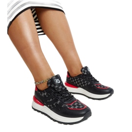 Crne sportske tenisice M8857 CRNE crna