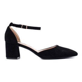 Ženske cipele od crne antilop kože crna