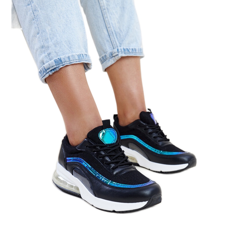 Crne tenisice s hologramom Jelek crno