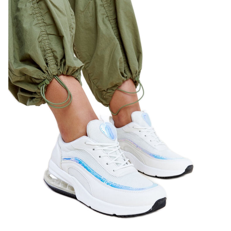 Bijele tenisice s hologramom Jelek bijela