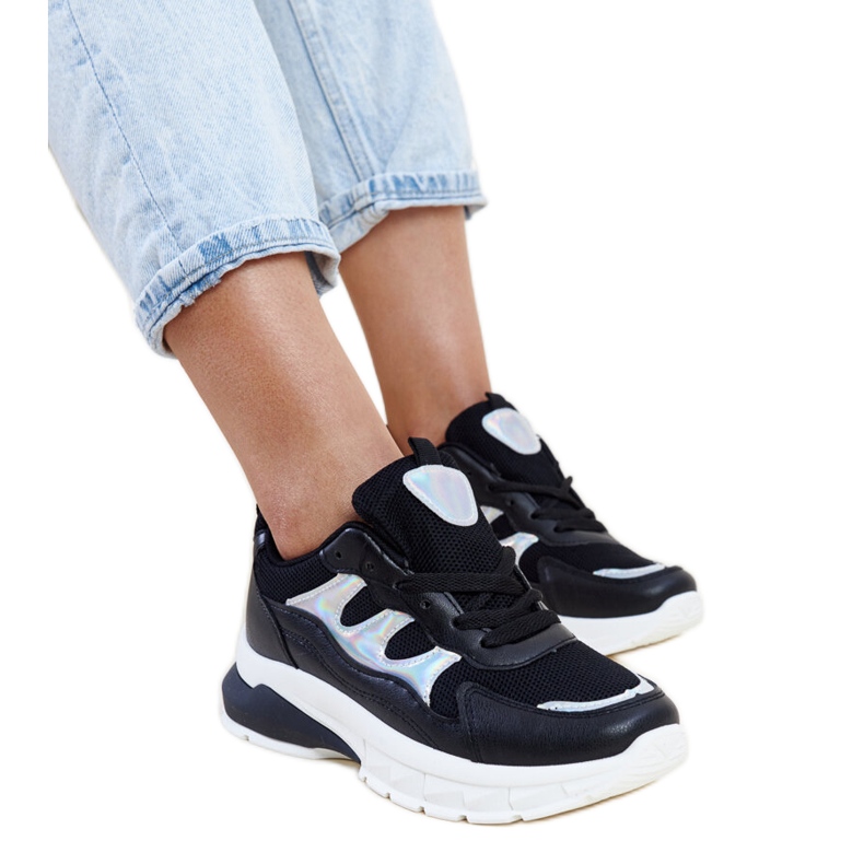 Crne tenisice s debelim Matea potplatom crno