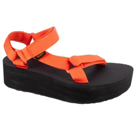 Teva W Univerzalne sandale s ravnom formom W 1008844-TGLY narančasta