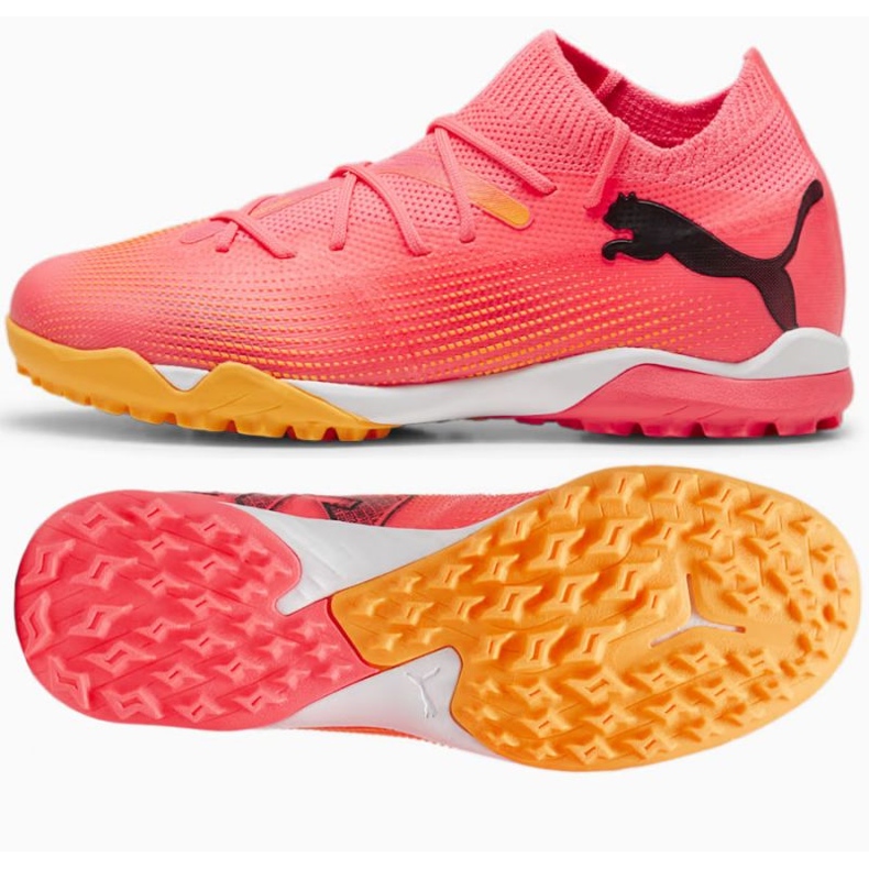 Puma Future 7 Match Tt + Mid Jr 107731-03 tenisice za nogomet ružičasta