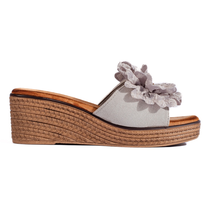 Sive mule na tanku kožu od brušene kože siva