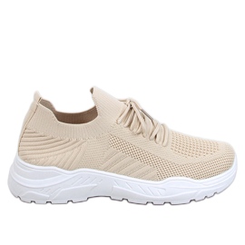 Jaussa Beige sportske cipele s čarapama bež