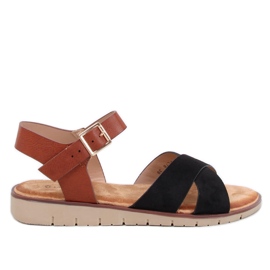 Canai Crne ženske sandale crna