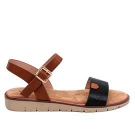 Crne ženske sandale Almera crna