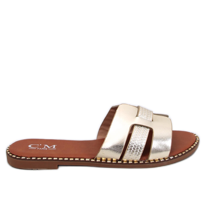 Elegantne Dalmasi Gold ženske japanke zlatna