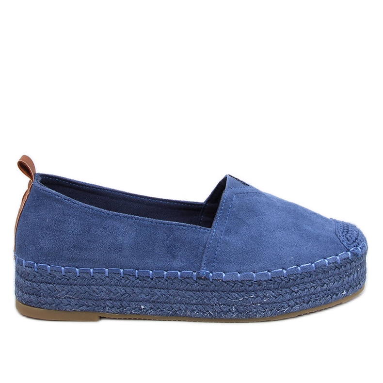 Poulain Blue espadrile s debelim potplatom plava