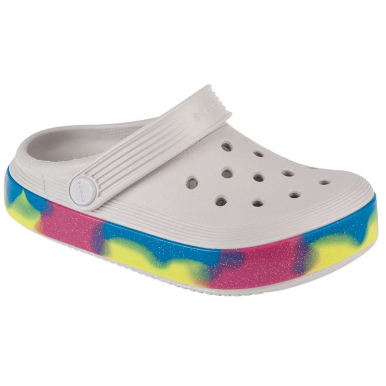 Crocs Off Court Glitter Band Kids Clog 209714-1FS japanke bijela