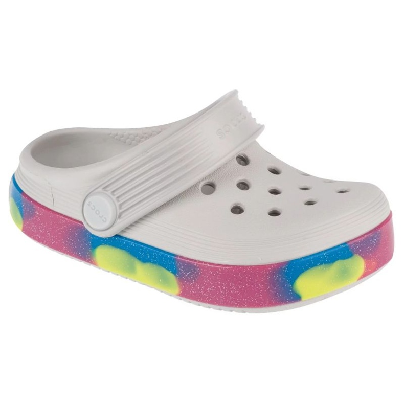 Crocs Off Court Glitter Band Clog T 209717-1FS japanke bijela