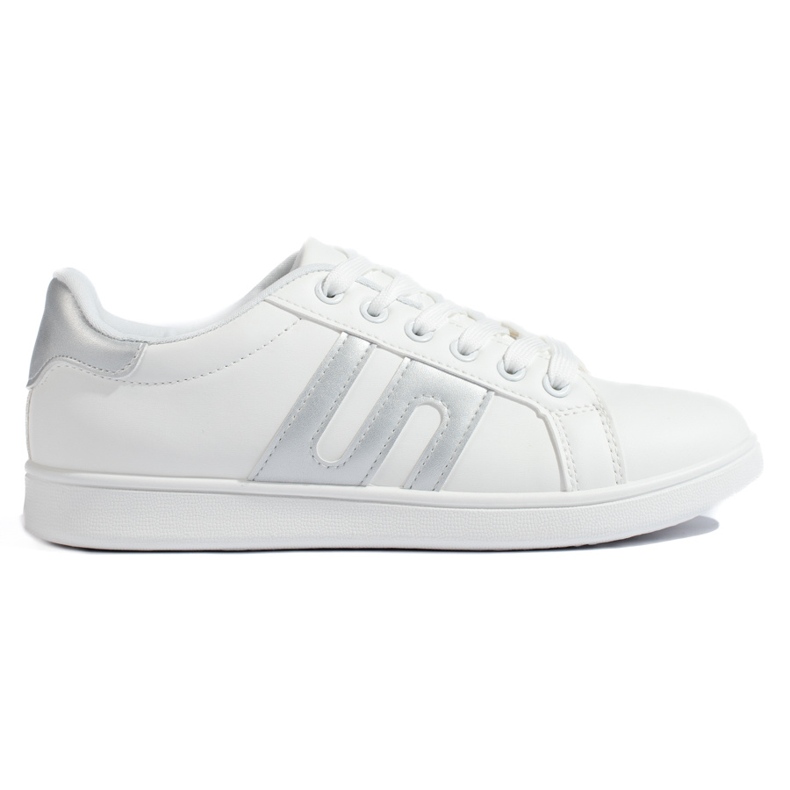 Bijelo srebrne ženske tenisice bijela