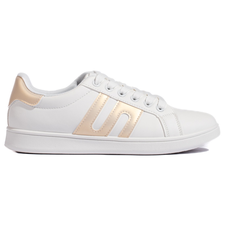 Bijelo zlatne ženske tenisice bijela