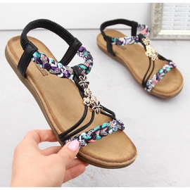 Ženske udobne slip-on sandale, crne Artiker 54C1331 crna