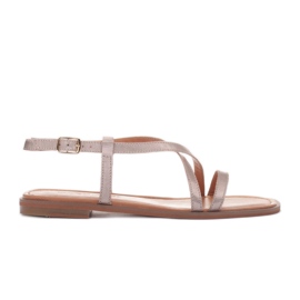 Marco Shoes Sandale s remenčićima zlatni