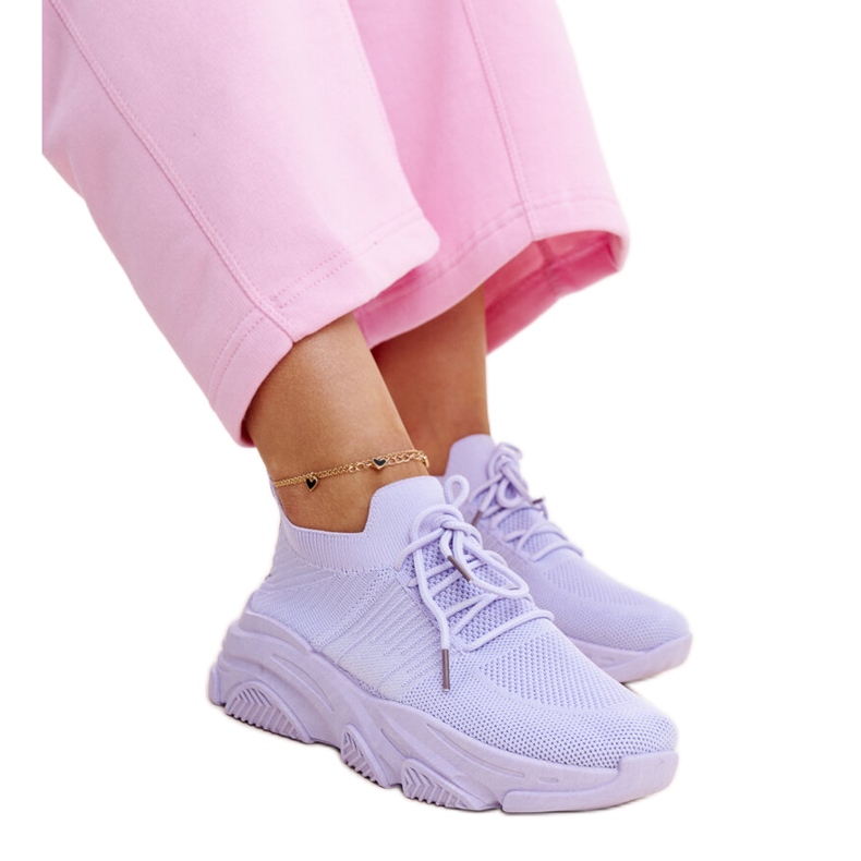 Ljubičaste tenisice s masivnim Kassi potplatom ljubičasta