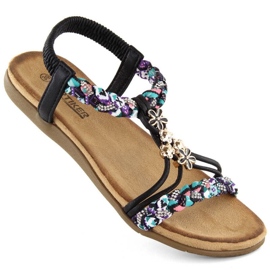 Udobne natikače Artiker W HBH76B, crne crna