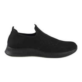 Crne ženske sportske cipele slip-on crna