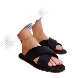 Randove crne papuče crna