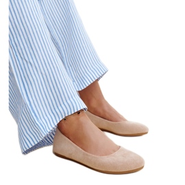 Bež balerinke od Jala eko brušene kože