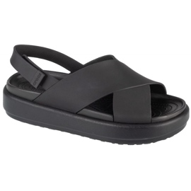 Crocs Brooklyn Luxe Strap W sandale 209407-060 crna