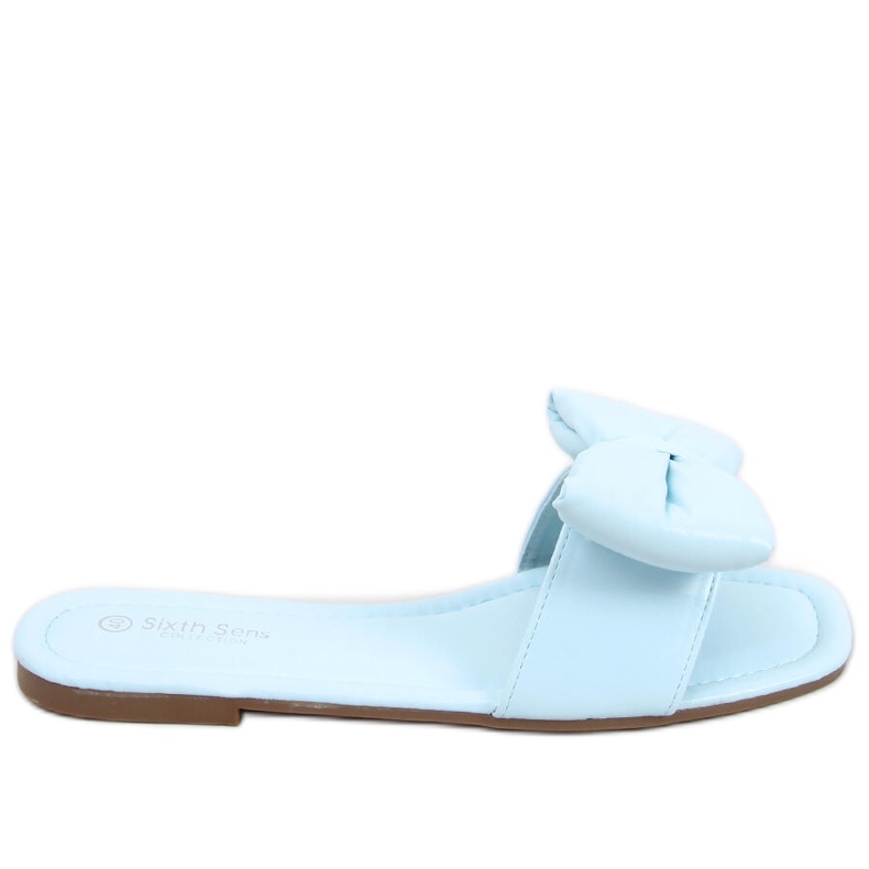 Mili Blue papuče s mašnom plava