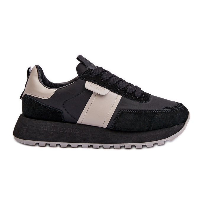 Ženske tenisice na platformi Big Star NN274502 Memory Foam System crne crno