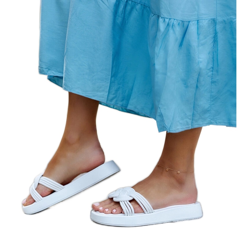 Ferrei bijele gumene japanke bijela