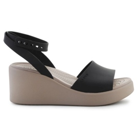 Crocs Brooklyn Ankle Strap Vedge sandale 209406-07H crna