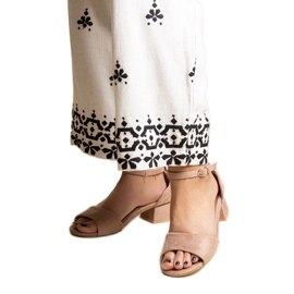 Tamno bež klasične Kinsela sandale na visoku petu