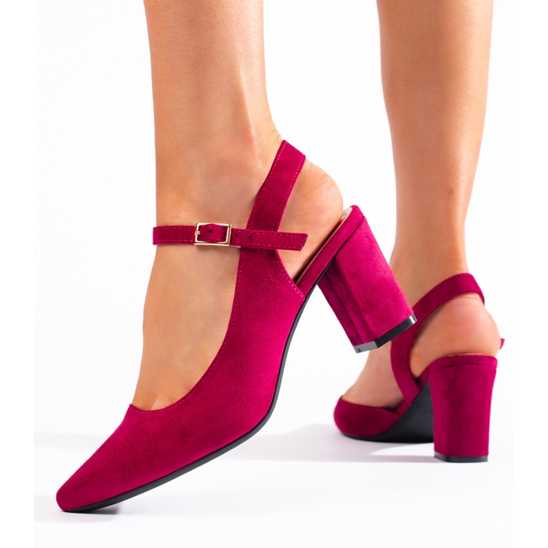 Ružičaste ženske cipele od brušene kože Sergio Leone ružičasta