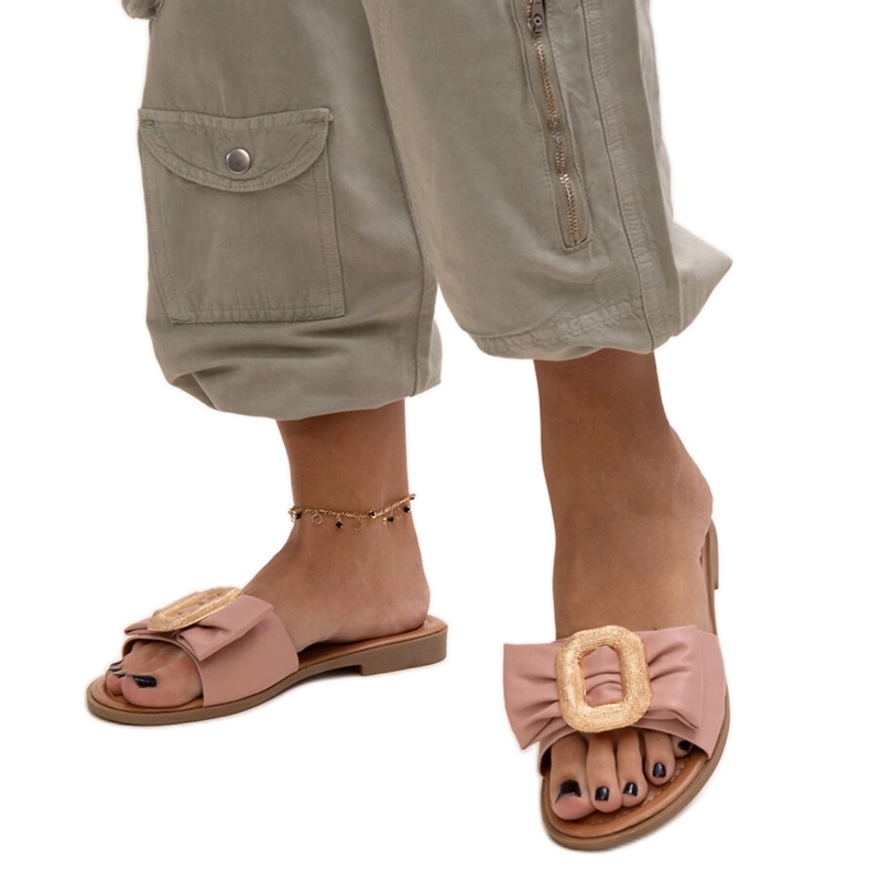 Ružičaste japanke s Limera kopčom ružičasta