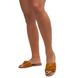 Šeširi ukrašeni remenom sa Amari cirkonima smeđa