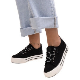 Crne Big Star KK274013 tenisice crna