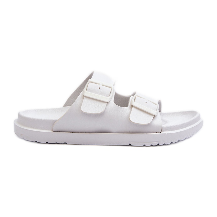 Ženske lagane pjenaste japanke s kopčama Big Star NN274A751 Bijela